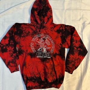 Red and Black Bev’s Powerhouse Gym East Coast Mecca Hoodie